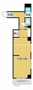 パークサイド長居(旧長居マンション巽)【4階】の間取り