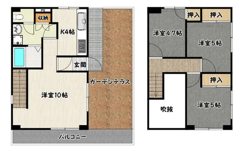 昭和レジデンス【6階】の間取り