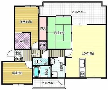 ファラン道明寺【2階】の間取り
