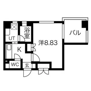 愛知県名古屋市千種区今池1丁目【マンション】の間取り