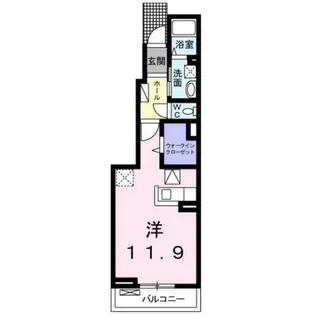 プルミエール信【102号室】の間取り