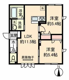 LaForesta【1階】の間取り