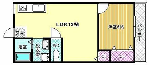 第二セイワコート【2階】の間取り