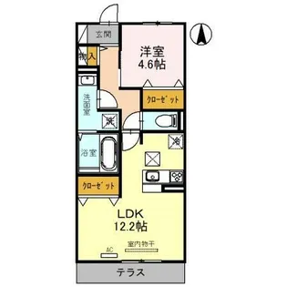 兵庫県尼崎市南塚口町1丁目【アパート】の間取り