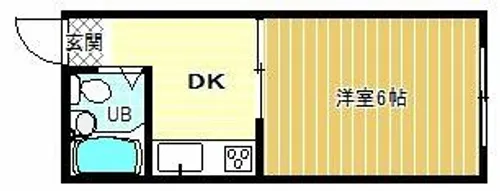 ヤングタウン【2階】の間取り