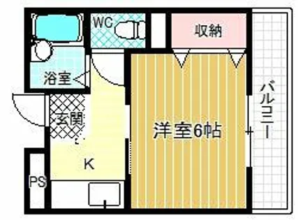 森井マンション【3階】の間取り
