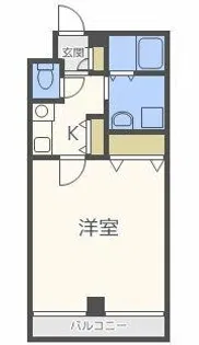 メロディーハイム夕陽丘【12階】の間取り
