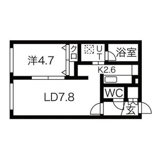 SAKURAコンフォートS【2階】の間取り