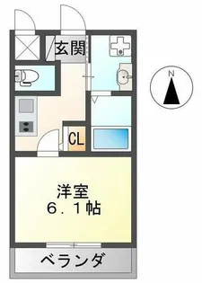 ARTEMIS東園田【1階】の間取り