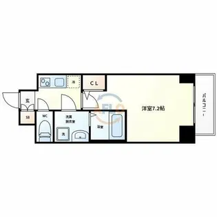 サムティ大阪GRAND EASTⅡ【5階】の間取り
