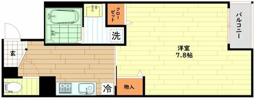 グリュックメゾン福島【3階】の間取り