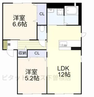 シャーメゾン・ヴァン【B202号室】の間取り