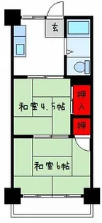 UMマンション【3階】の間取り
