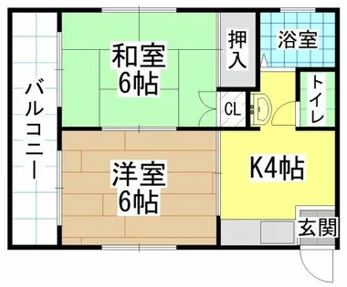アベニュー医生ケ丘【3階】の間取り