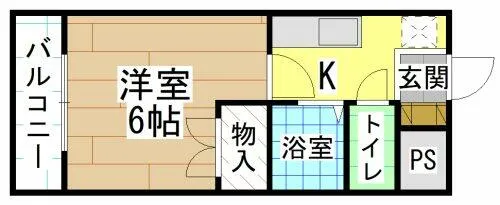 グランナヴィール北西【2階】の間取り
