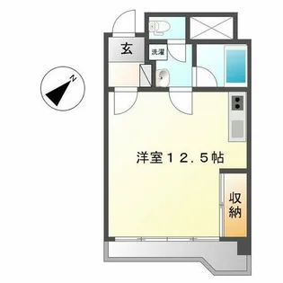 サンプラザ金山【8階】の間取り