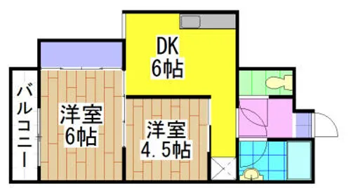 サンリバー葉山【1階】の間取り