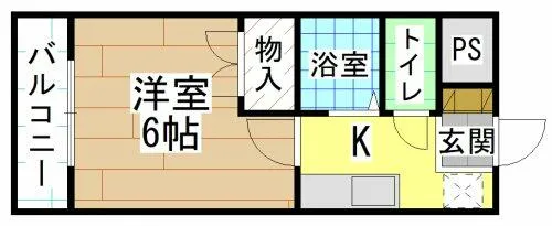 グランナヴィール北西【1階】の間取り