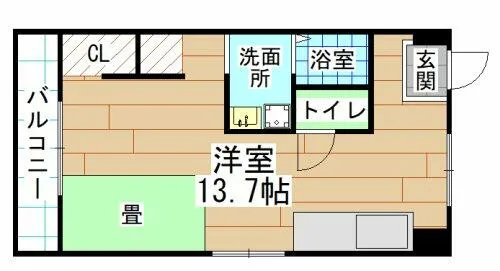 八千代葉山ビル【4階】の間取り