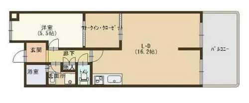 シャトー三木【3階】の間取り
