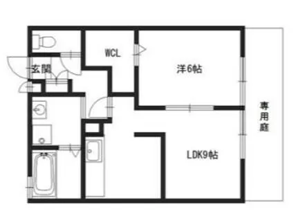 ルミエール【1階】の間取り