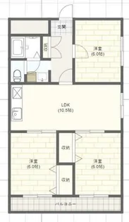 3LDKの間取り画像