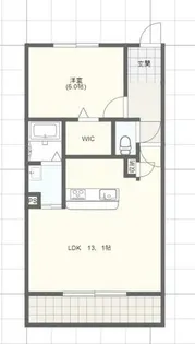 エレアージュ宝殿駅前Ⅱ【1階】の間取り