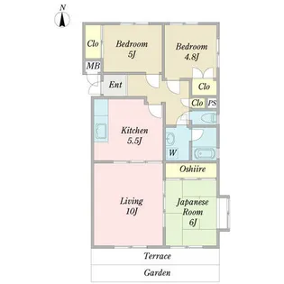 ロイヤル西崎【0101号室】の間取り