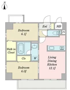 エスペランサ泉【0901号室】の間取り