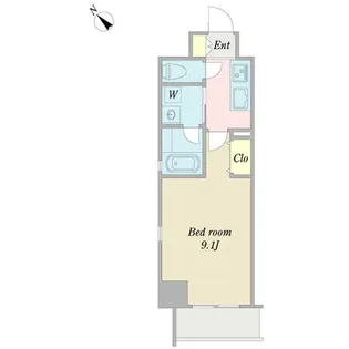 LUMINOUS千種(ルミノスチクサ)【1001号室】の間取り