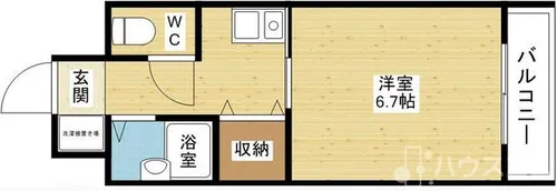 アトール西中島【6階】の間取り