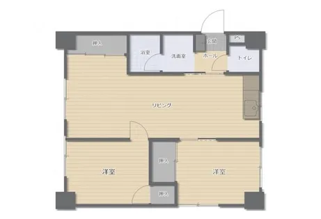 福岡県福岡市東区若宮5丁目【マンション】の間取り