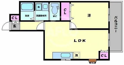 白百合グランドシャトー【3階】の間取り
