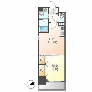 ランドルチェ大須【903号室】の間取り