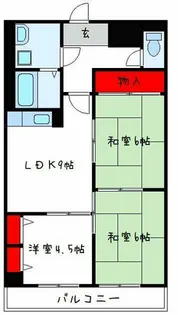 シャルマンシェソワ【5階】の間取り