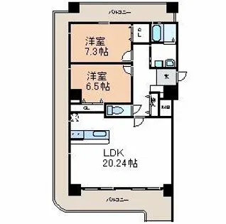ARDEA【21階】の間取り