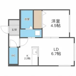 アヴェンタ平岸【302号室】の間取り