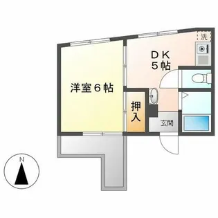 サンシティ南明【1階】の間取り
