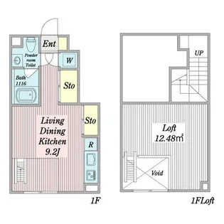 アーブルフレールB棟【0103号室】の間取り