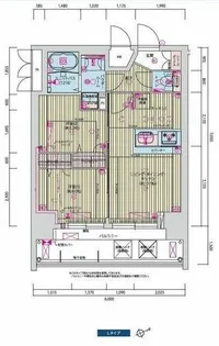 プレサンス九条グランデリーヴ【10階】の間取り