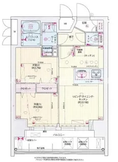 プレサンス九条グランデリーヴ【10階】の間取り