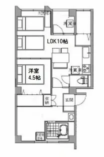 meetMe天神橋【2階】の間取り