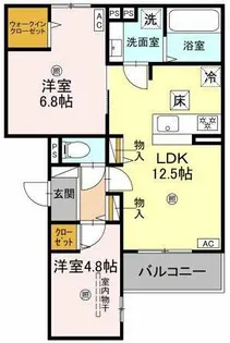 イルフォンターナ大田町【2階】の間取り