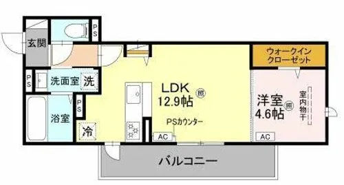 LaMaison大池町【3階】の間取り