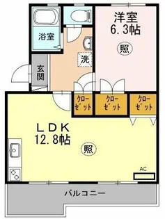 ロイヤルマンション2号棟【5階】の間取り