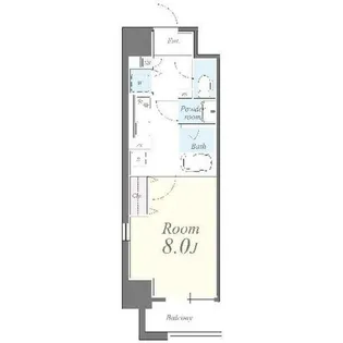 ルペルティア【7階】の間取り