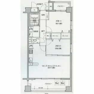 グラン・アベニュー名駅南【13階】の間取り