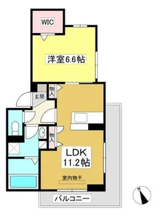 リッツハウスⅡ【2階】の間取り