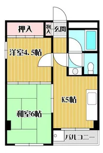 グレイスビル【302号室】の間取り