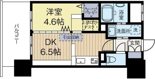 福岡県福岡市中央区渡辺通5丁目【マンション】の間取り